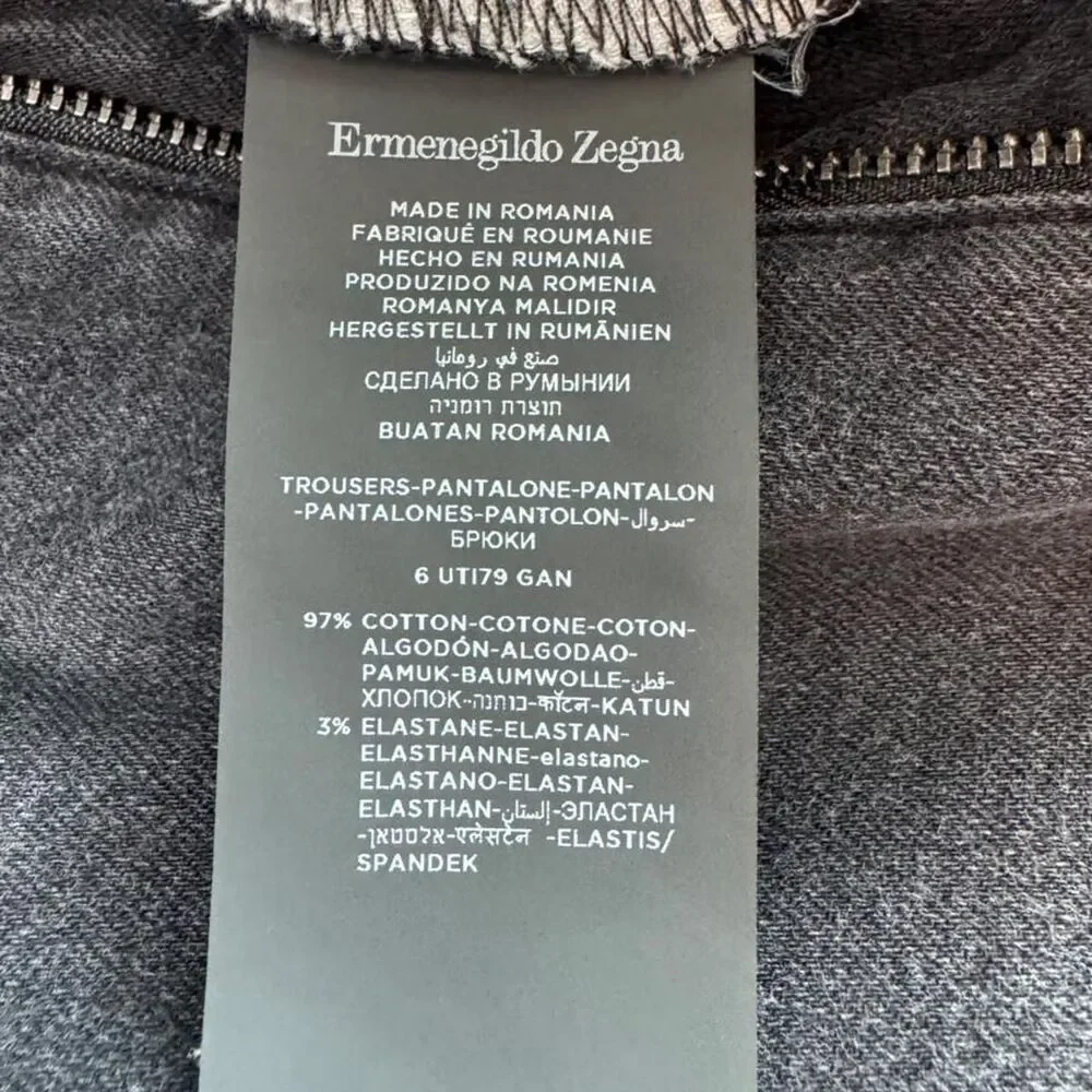 Ermenegildo-zegna Men's Black Jeans